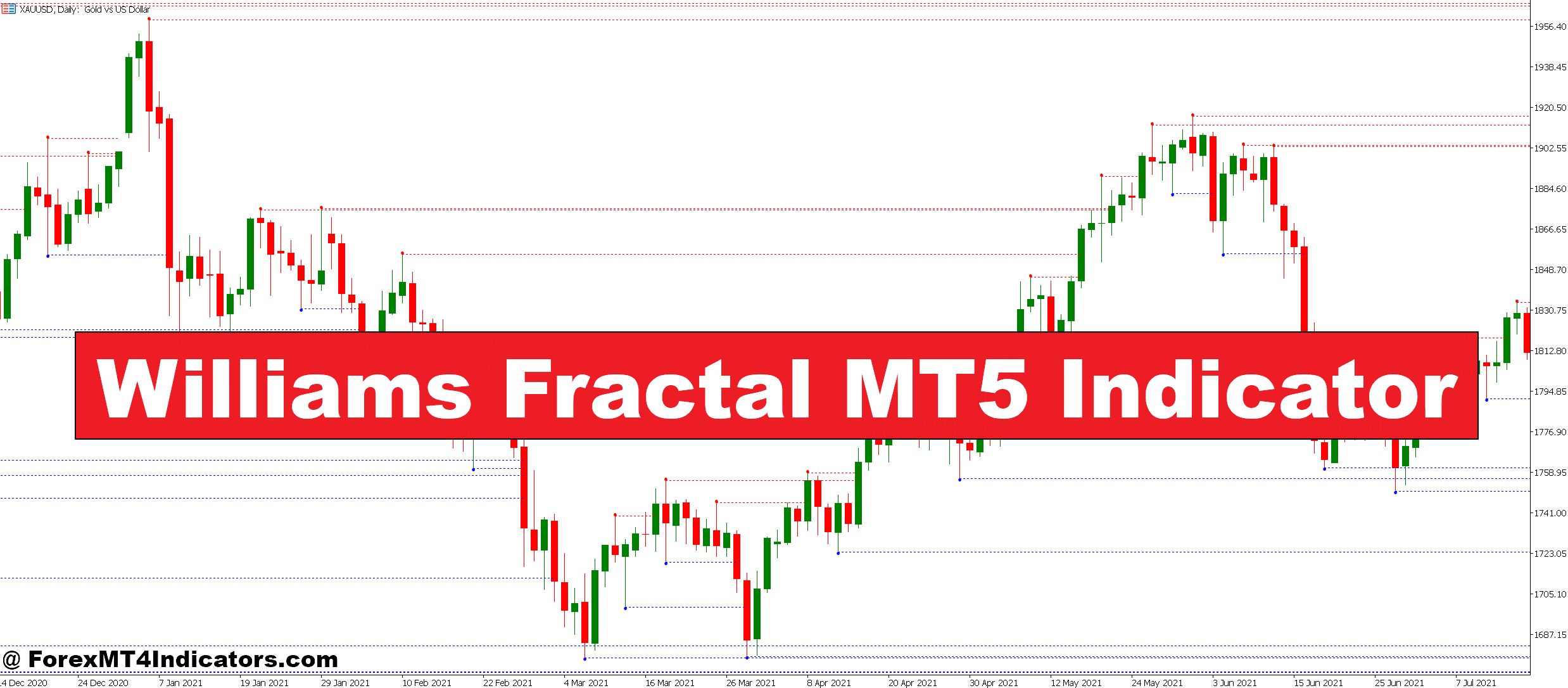 Williams Fractal MT5 Indicator