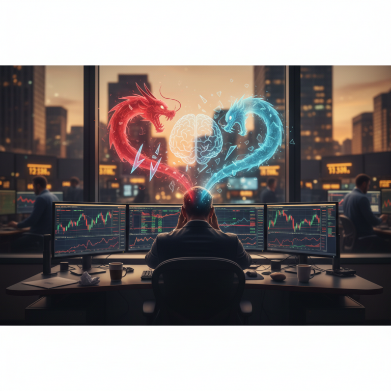 Trader psychology explained: learn why fear, greed and loss aversion affect your trades and get practical strategies, tools and templates to trade with discipline.