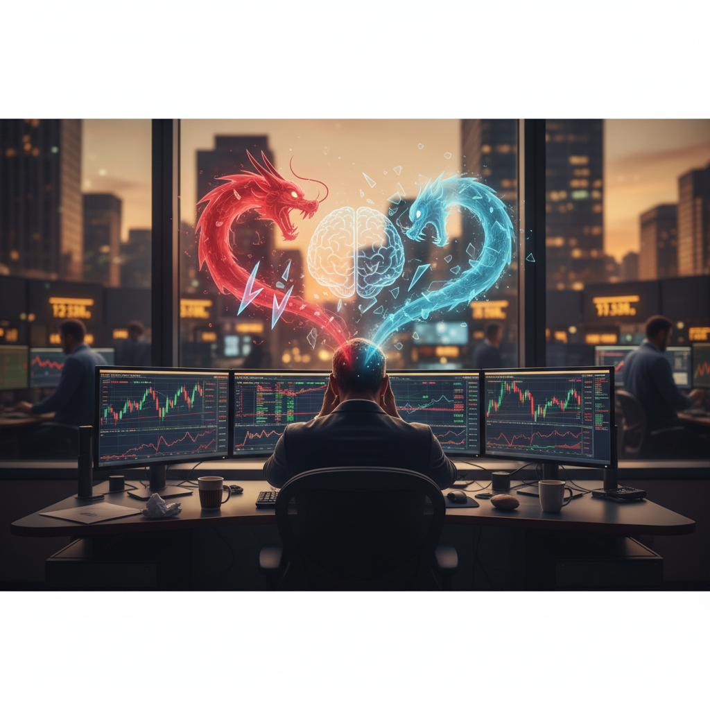 Trader psychology explained: learn why fear, greed and loss aversion affect your trades and get practical strategies, tools and templates to trade with discipline.