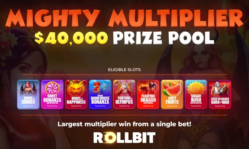 Compete for Top Prize in Rollbit $40K Highest Multiplier Event | BitcoinChaser
