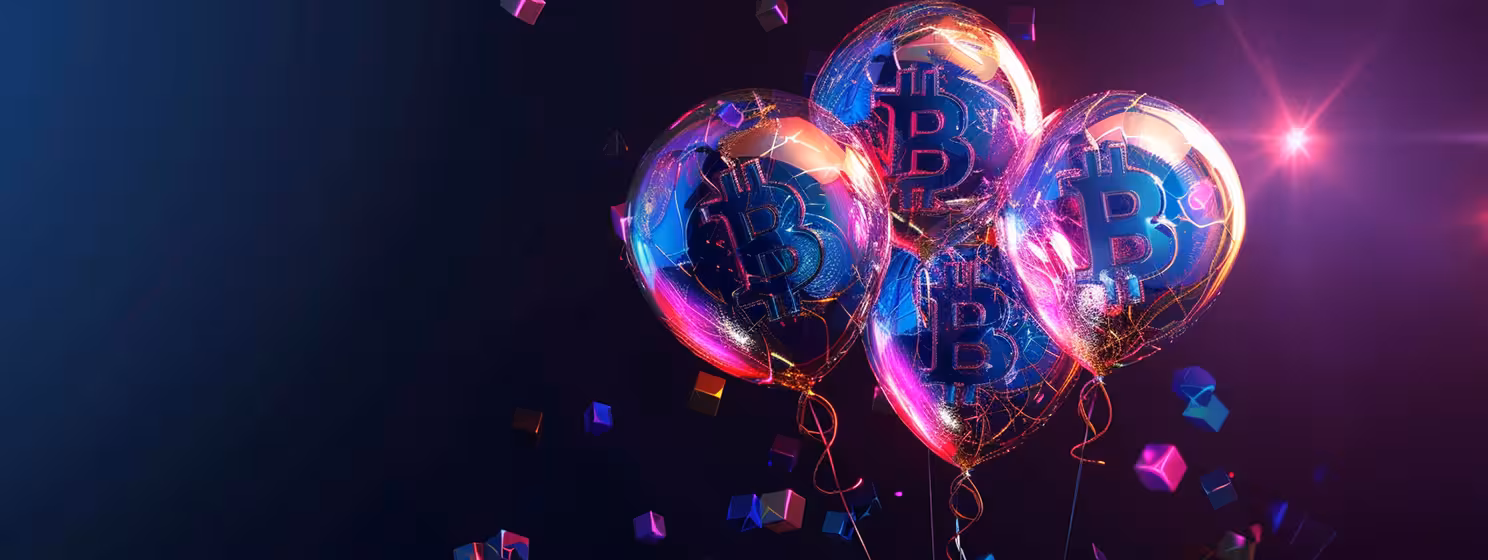 Bitcoin Birthday banner