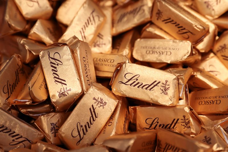 Lindt’s yearly sales slightly beat expectations