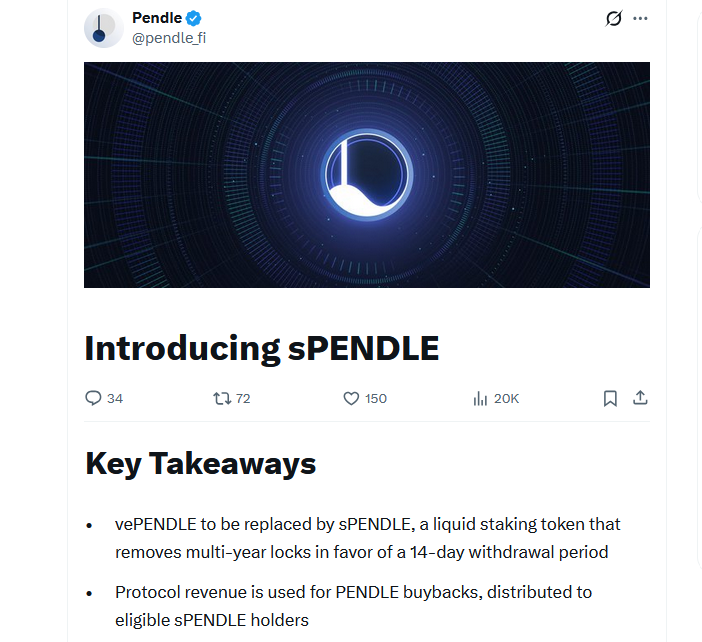 Pendle Introduces New Governance Token To Spur Broader Adoption - AabeyLLC Crypto