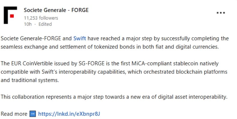 Testing the Full Bond Lifecycle