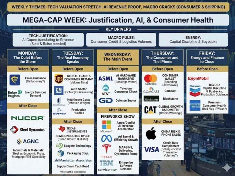 The week ahead: Earnings season shifts into maximum overdrive | investingLive