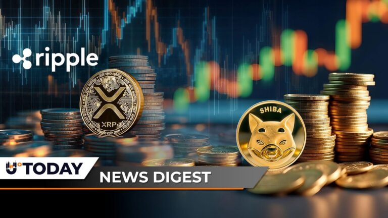 U.Today Crypto Digest: Ripple Snatches Major Partnership in $5 Trillion Pool, XRP Defies Death Sentence, Shiba Inu Avoids BTC Selling Pressure - U.Today