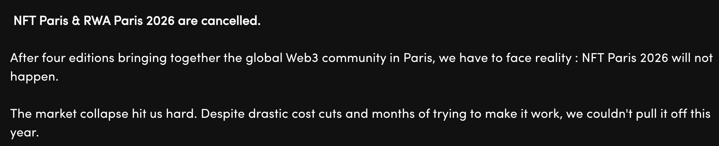 ‘The Market Collapse Hit us Hard‘ - AabeyLLC Crypto