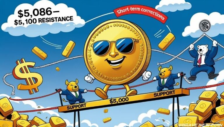Gold (XAU) Price Prediction: Gold Holds Firm Above $5,000 as Bulls Assess Breakout Potential Beyond $5,086 Amid Short-Term Correction Risks