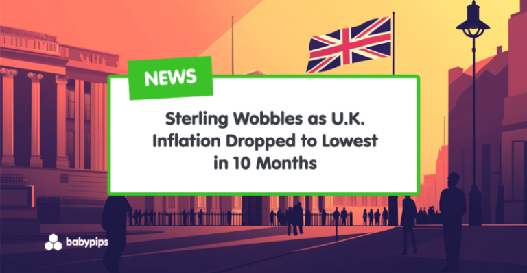 Sterling Wobbles as U.K. Inflation Dropped to Lowest in 10 Months