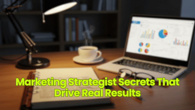 Marketing Strategist Secrets That Drive Real Results