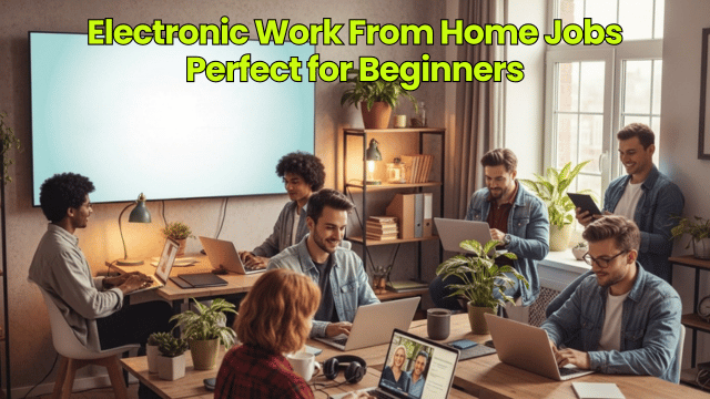 Electronic Work From Home Jobs Perfect for Beginners