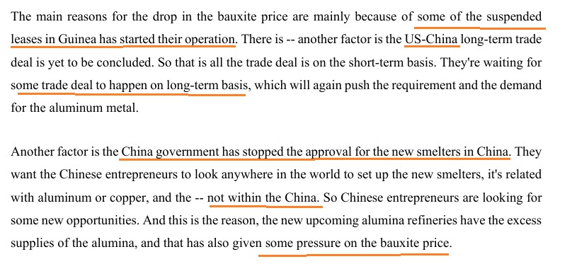 Bend it Like Bauxite