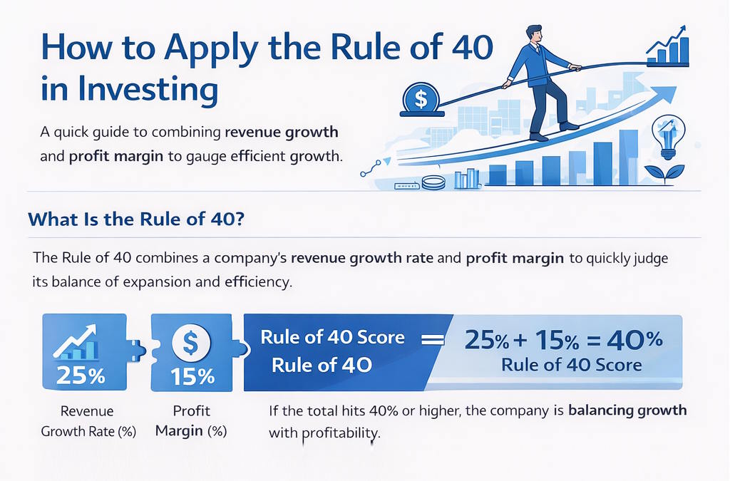 Growth Investing: Using the Rule Of 40 with Practical Examples