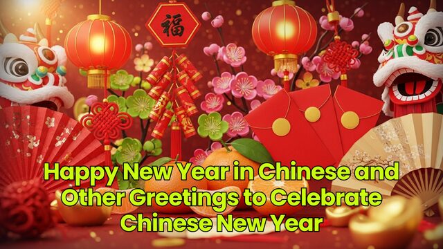 Happy New Year in Chinese and Other Greetings to Celebrate Chinese New Year