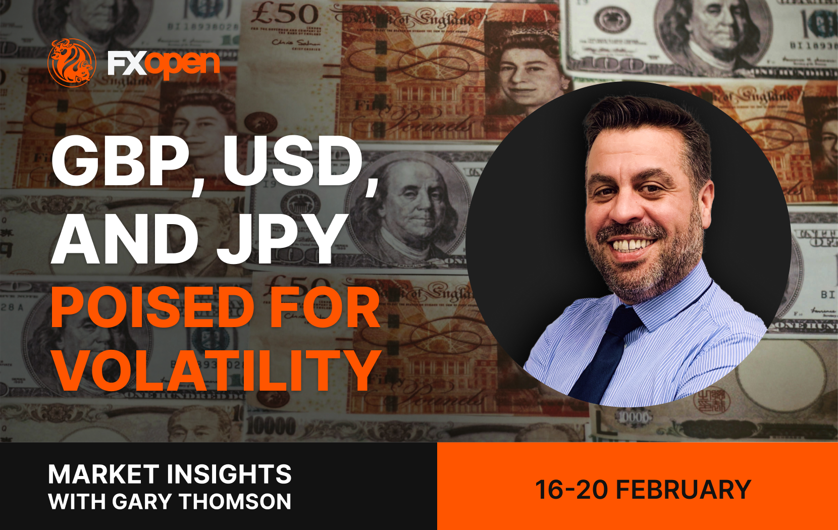 Market Insights with Gary Thomson: GBP, USD, and JPY Poised for Volatility