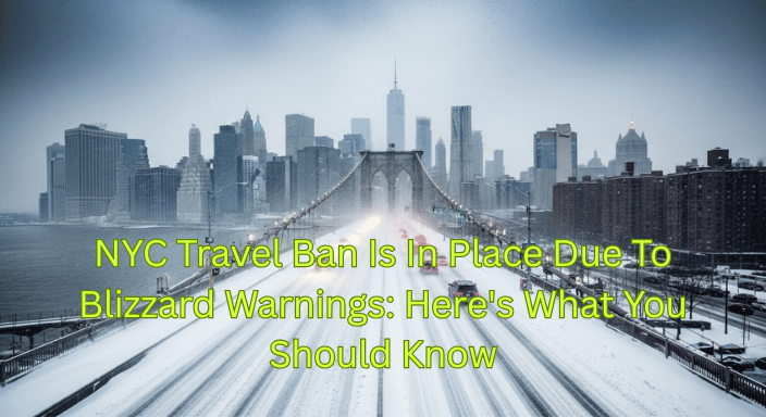 NYC Travel Ban Is In Place Due To Blizzard Warnings: Here's What You Should Know