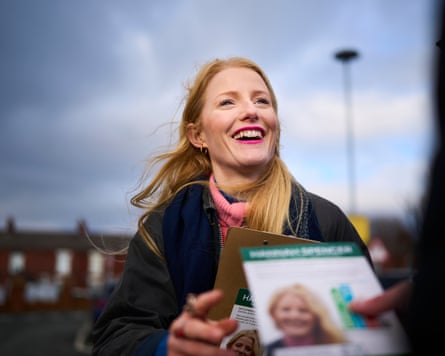 Green Party candidate Hannah Spencer