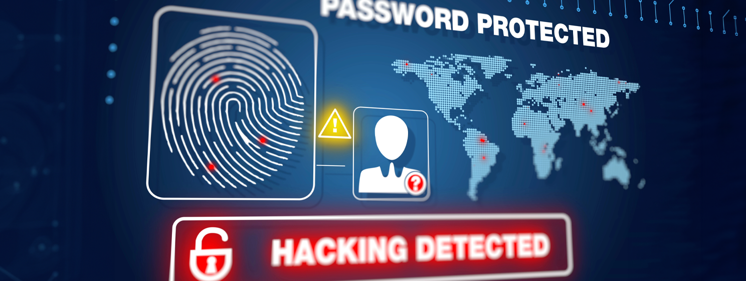 cyber hacking concept banner