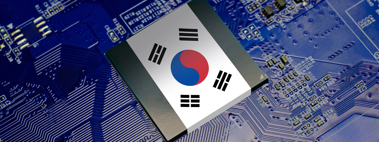 South Korea, motherboard banner