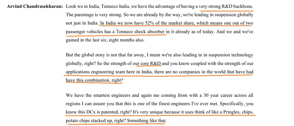 Tenneco: One out of Two