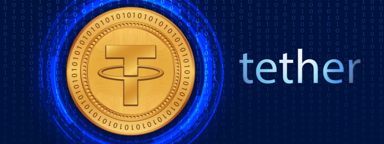 The tether-usdt virtual currency logo