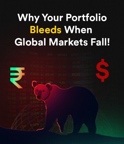 Why does your portfolio bleed when global markets fall!