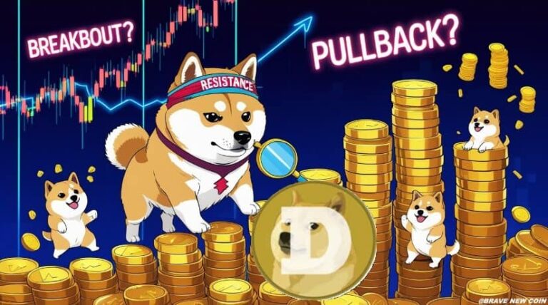 Dogecoin (DOGE) Price Prediction: Rising Channel Squeeze at $0.097 Resistance as EMA Compression Signals Imminent Breakout or Pullback