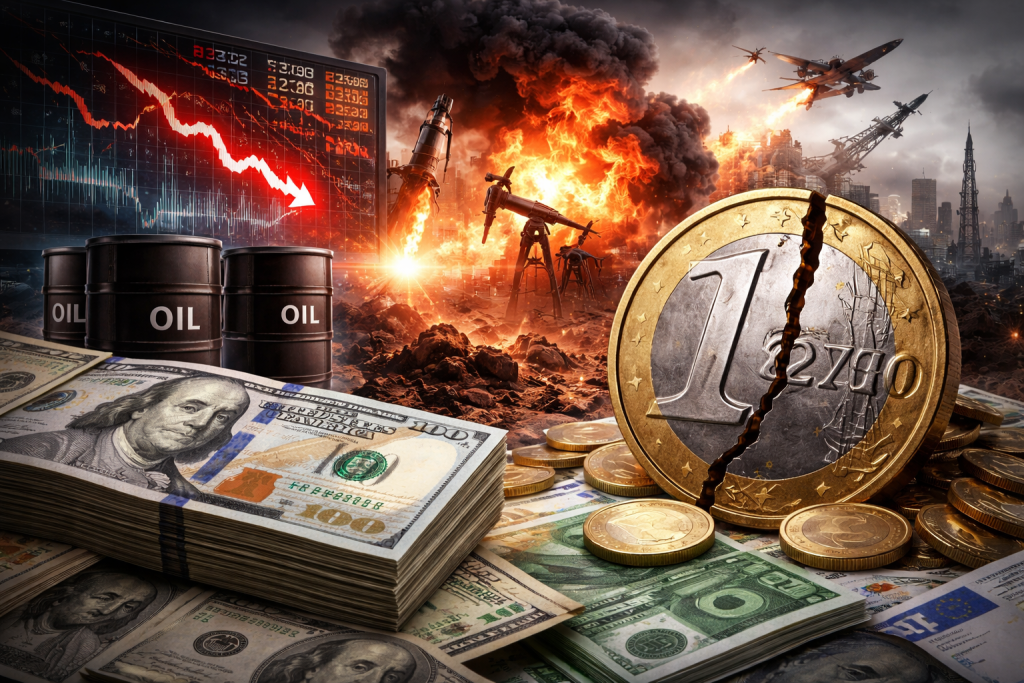 Dollar Gains and Euro Weakens as Iran War Triggers Energy Price Surge and Global Market Turmoil
