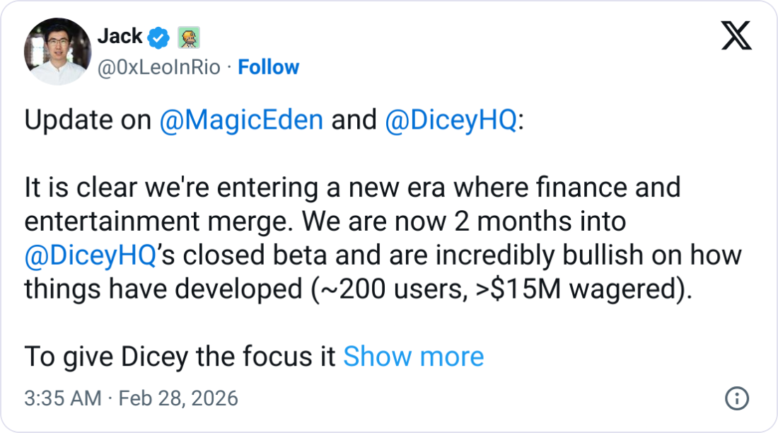 Magic Eden Shifts Focus From NFTs to Casino Platform - AabeyLLC Crypto