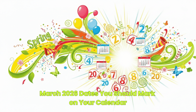 March 2026 Dates You Should Mark on Your Calendar