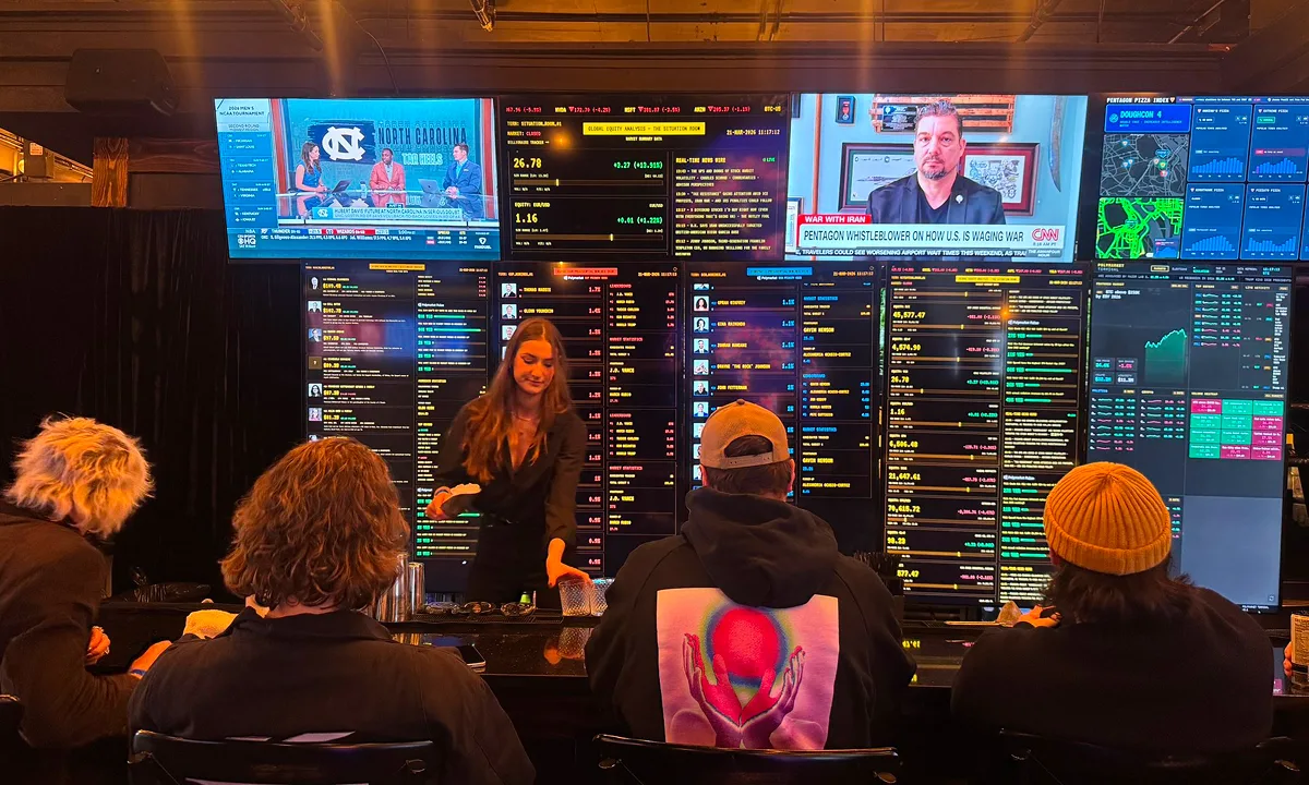 Polymarket Launches Pop-Up Bar The Situation Room in the Center of Washington D.C. | BitcoinChaser