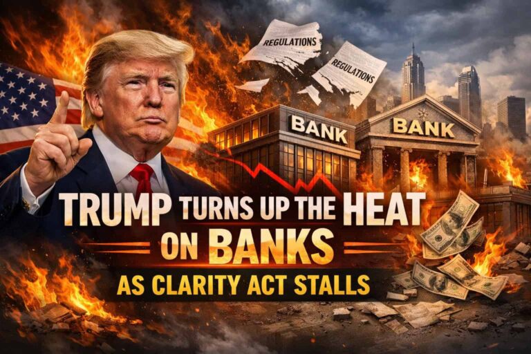Trump Turns Up the Heat on Banks as CLARITY Act Stalls
