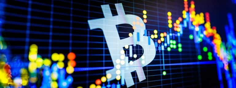 BTC, trade chart banner