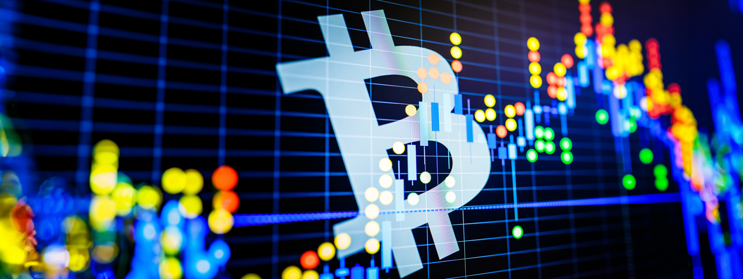 BTC, trade chart banner