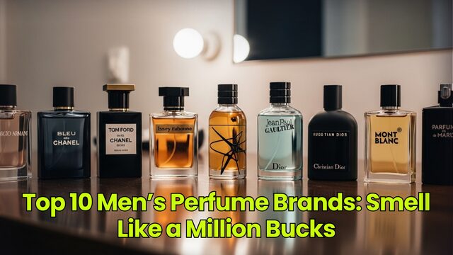 Top 10 Men’s Perfume Brands: Smell Like a Million Bucks