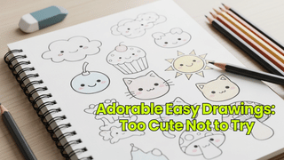 Adorable Easy Drawings: Too Cute Not to Try
