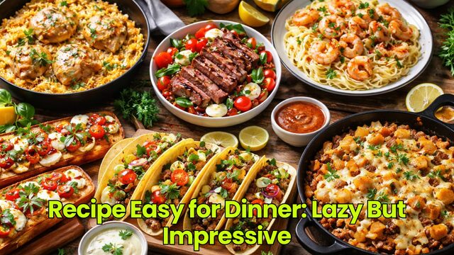 Recipe Easy for Dinner: Lazy But Impressive