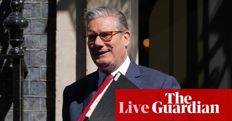 Starmer faces Badenoch at final PMQs before recess – UK politics live