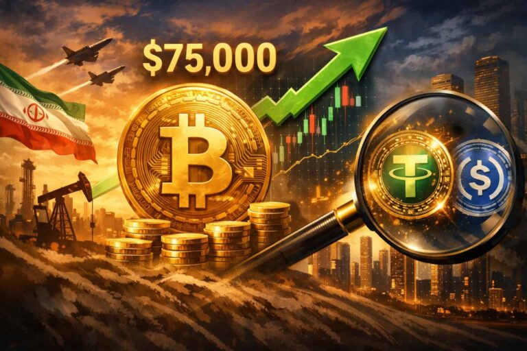 Bitcoin Rallies to $75,000 as Iran Deal Hopes, Bullish Forecasts and Stablecoin Scrutiny Collide