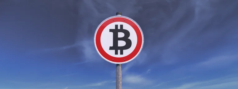 btc bitcoin signage banner