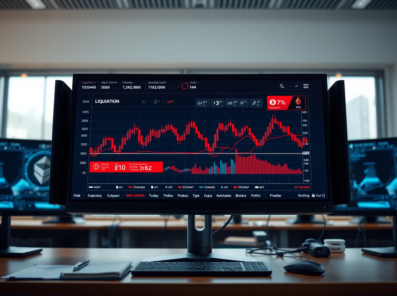 Crypto Futures Liquidations Surge: $103 Million Wiped Out in One Hour Amid Market Turmoil