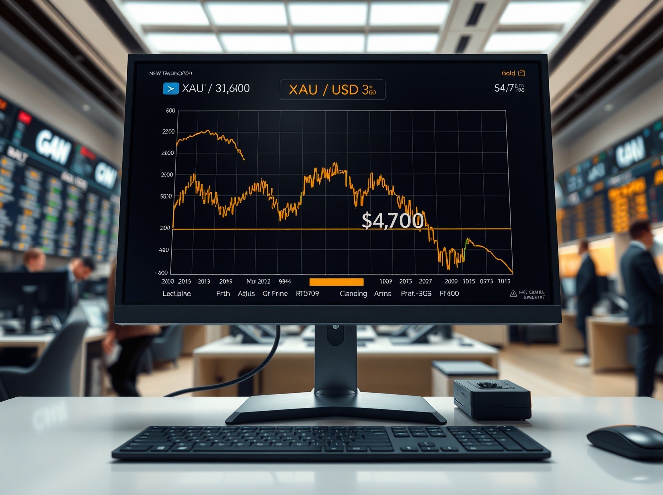Gold Price Plummets Below $4,700 as Traders Brace for Critical US Jobs Report