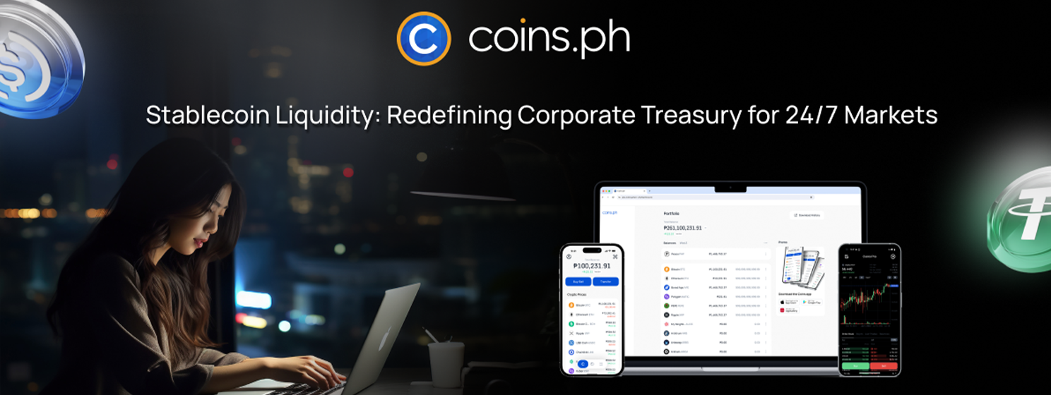 coins.ph - stablecoin liquidity banner