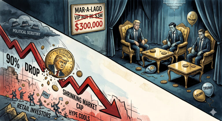 Trump Meme Coin Event Sees 90% Drop in VIP Buy-In as Hype Cools