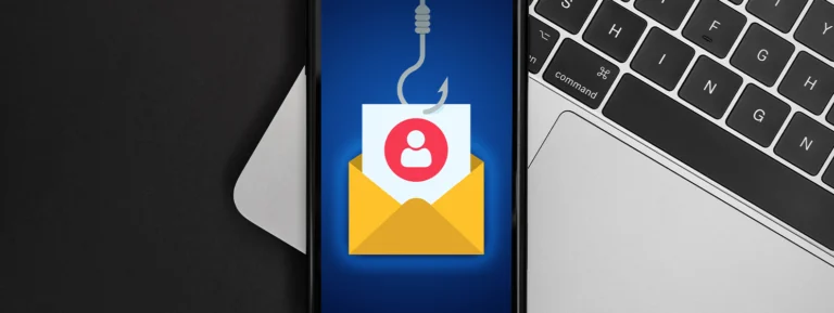 crypto scams, phishing banner illustration