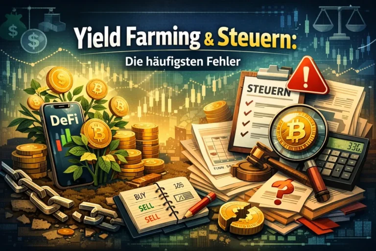 Yield Farming & Steuern: Die häufigsten Fehler