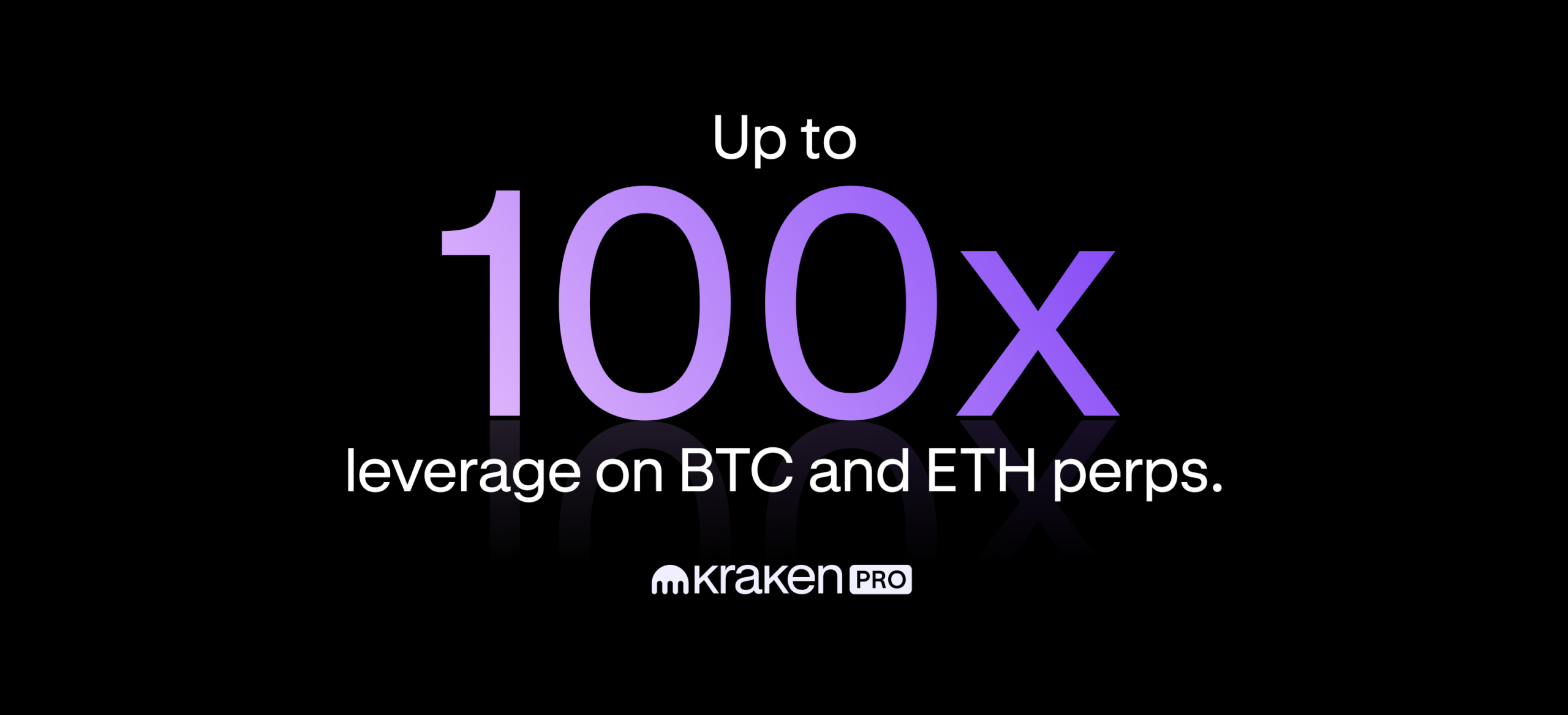 100× leverage on BTC and ETH perps is now live on Kraken Pro