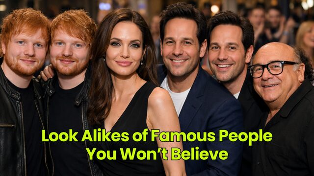 Look Alikes of Famous People You Won’t Believe