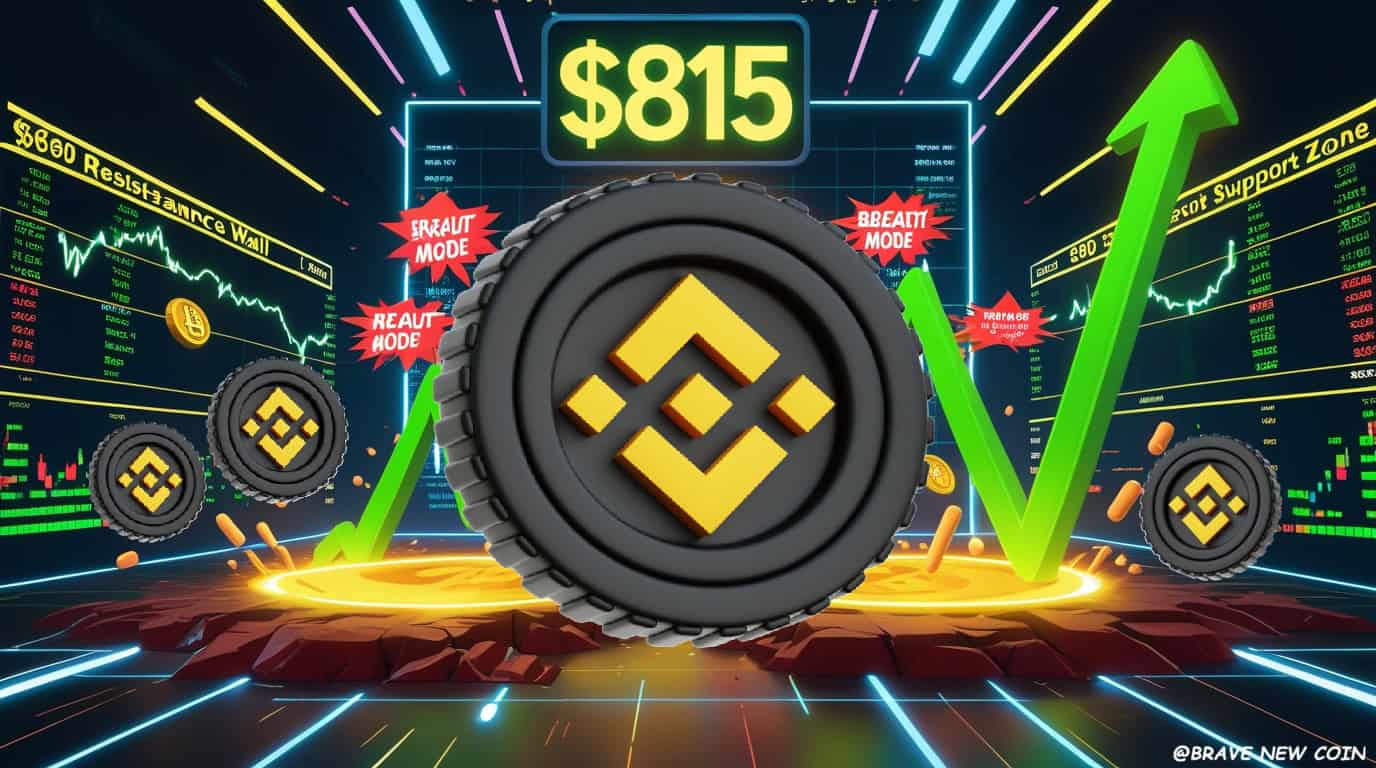 BNB Price Prediction: Binance Coin Flashes Rare Double-Bottom Signal—Is an $815 Breakout Next?