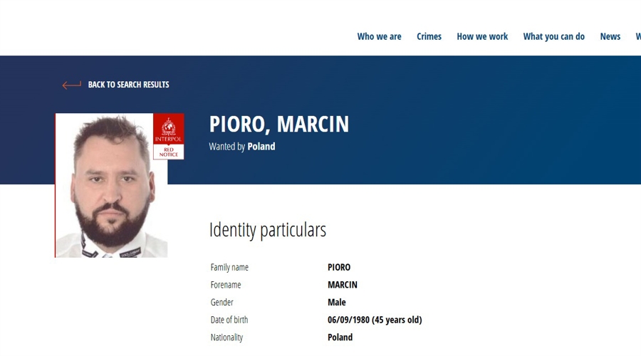 Marcin Pióro on Interpol